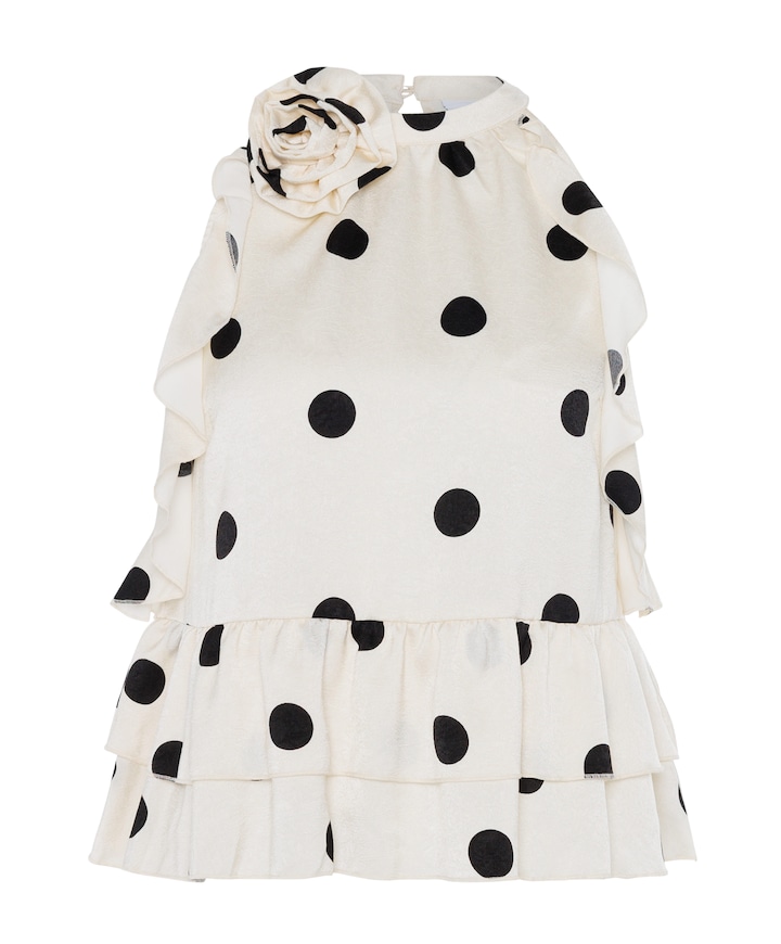 Dames top ecru