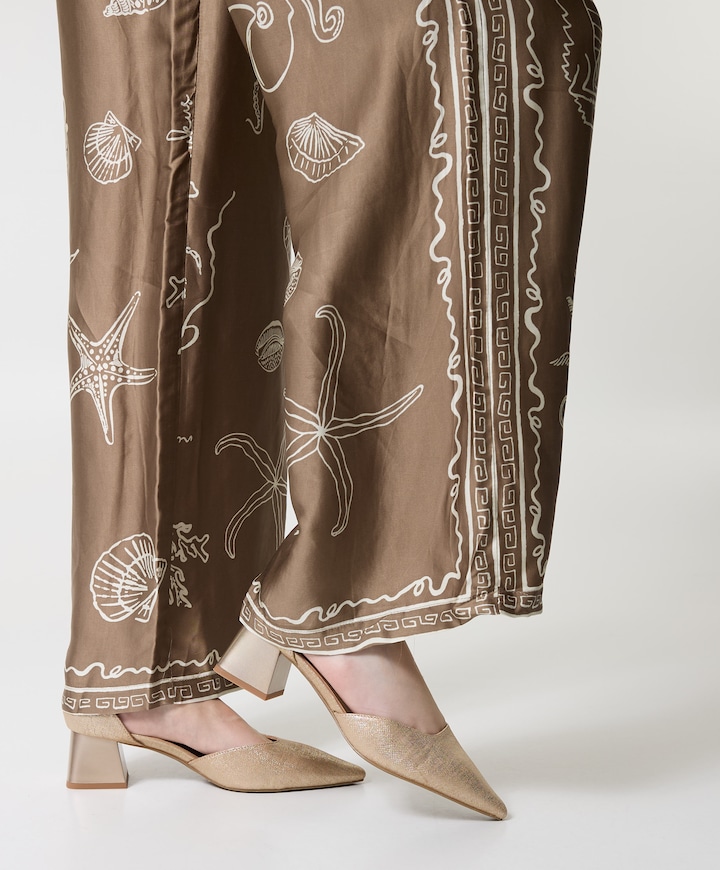 Delia dames slingbacks goud