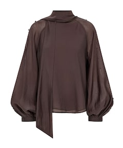 Dames blouse bruin