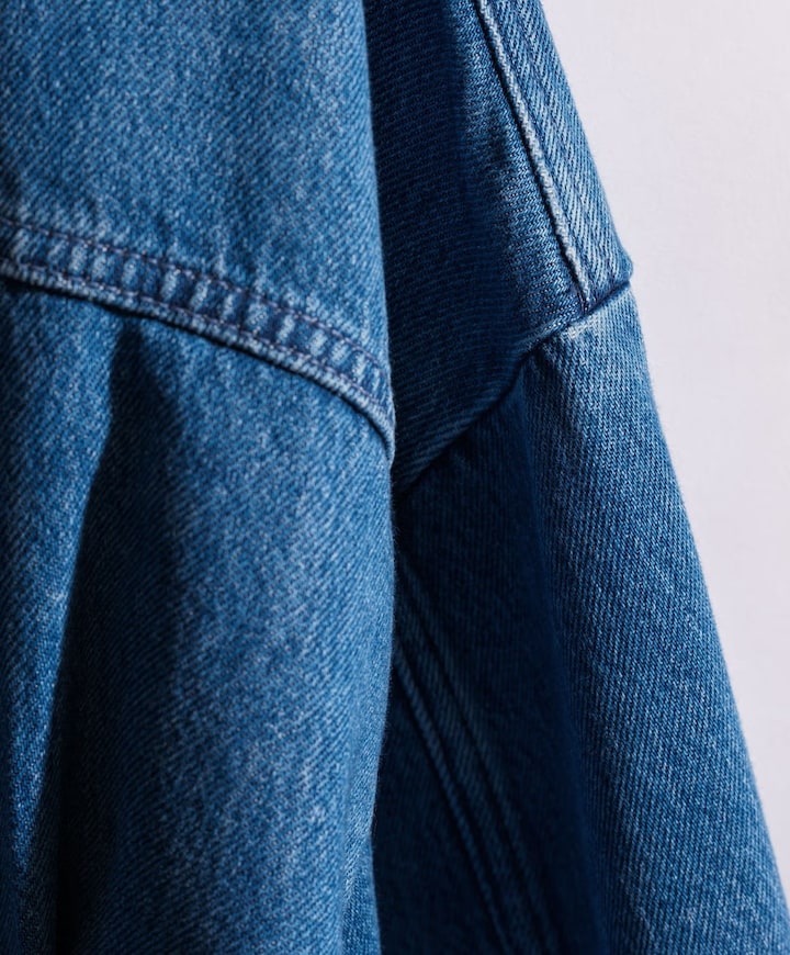 Dames blouse blauw