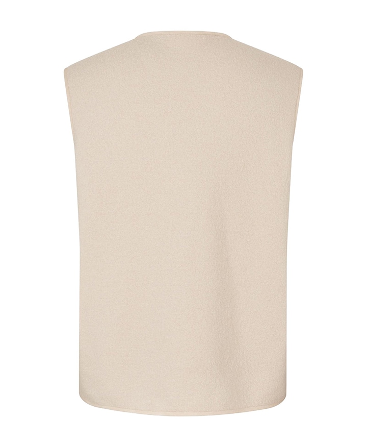 Heren bodywarmer beige