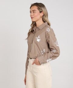 Dames blouse beige
