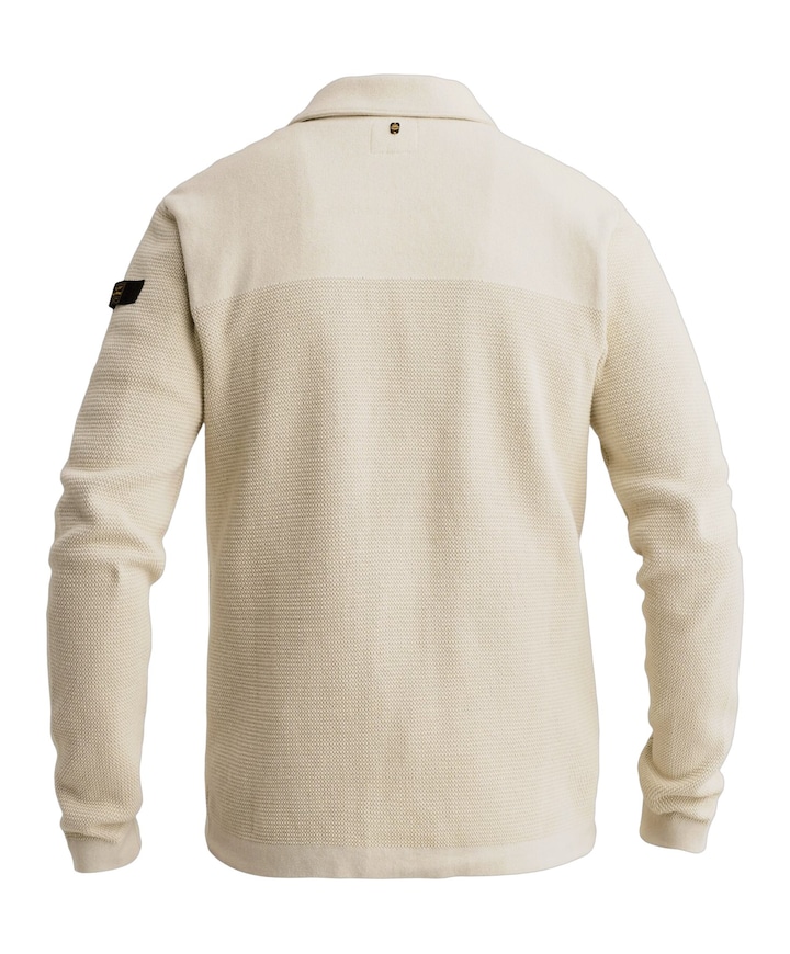 Heren overshirt ecru