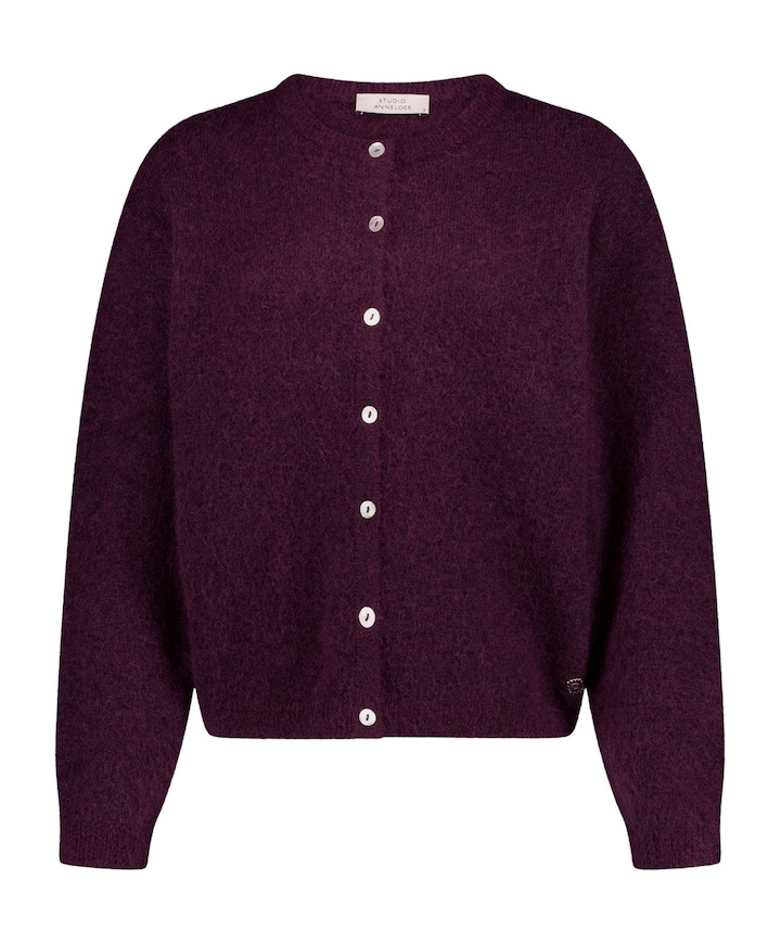 Dames vest bordeaux
