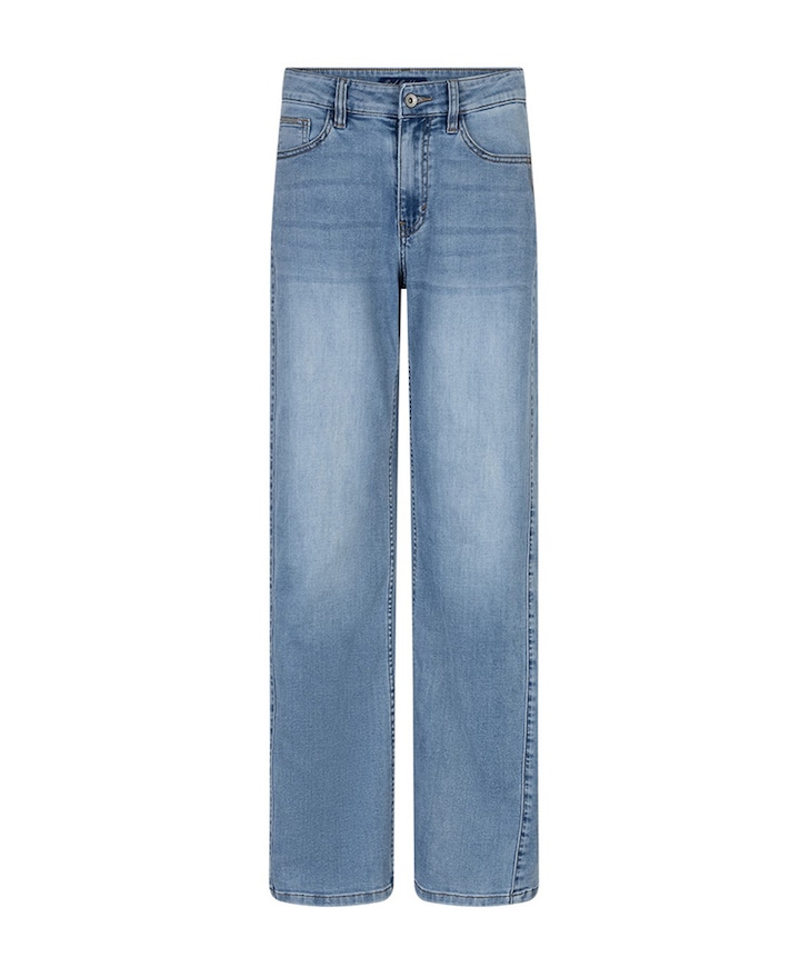 Claudette Slanted Seam dames jeans blauw