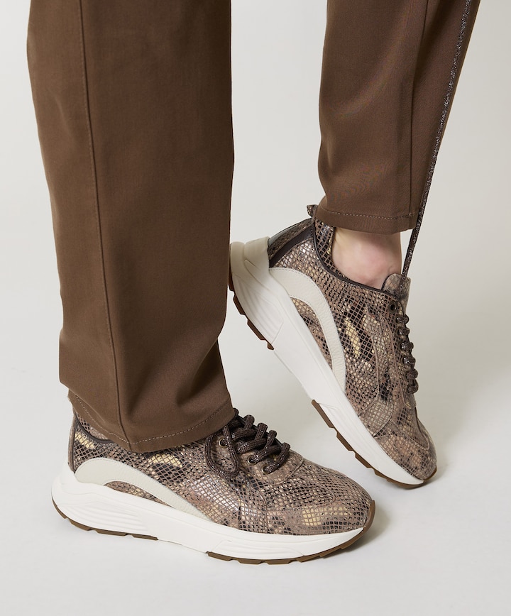 Bailey dames sneakers bruin