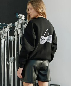 Meisjes sweater zwart