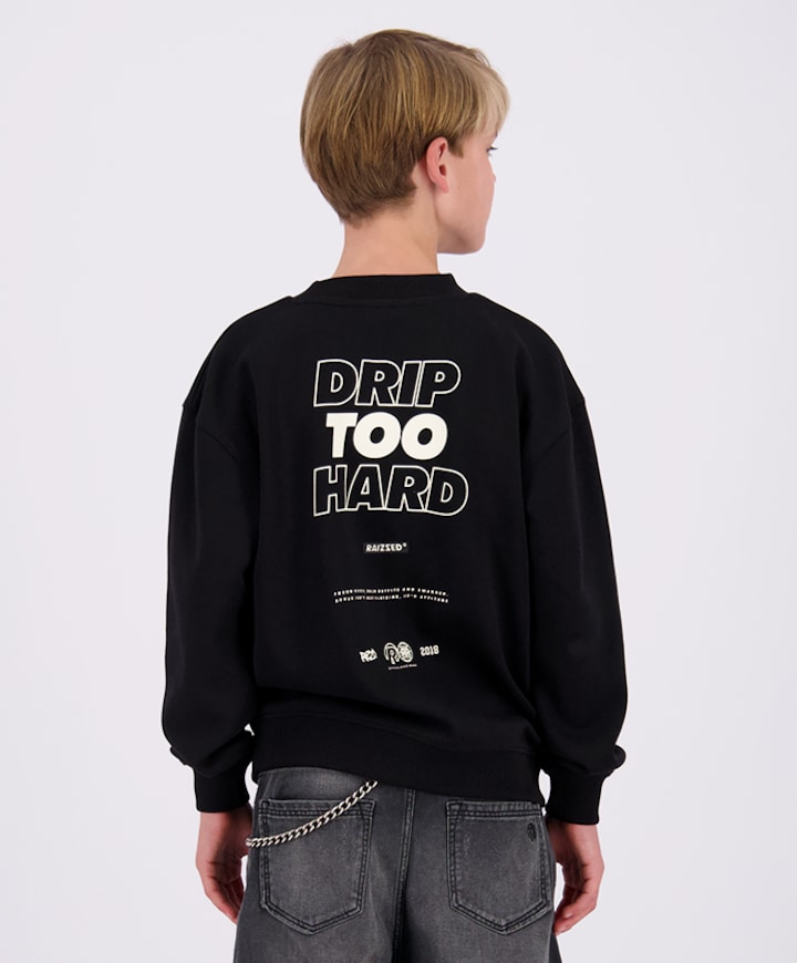 Jongens sweater zwart