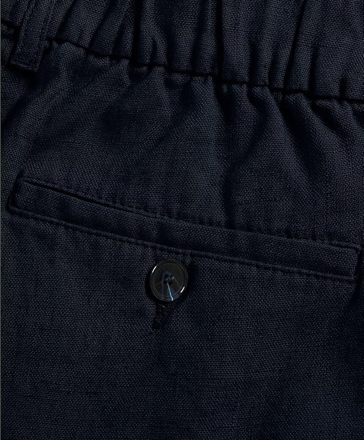 MAharlow heren korte broek blauw