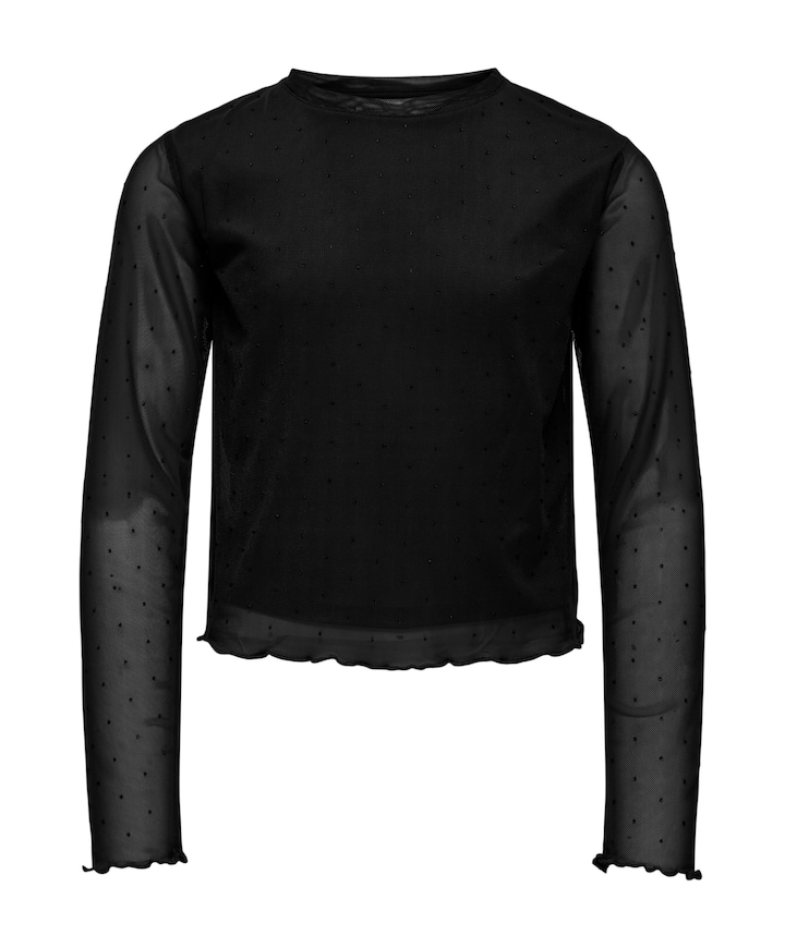 Meisjes longsleeve zwart