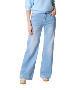 Brielle Flare Denim light blue dames jeans blauw
