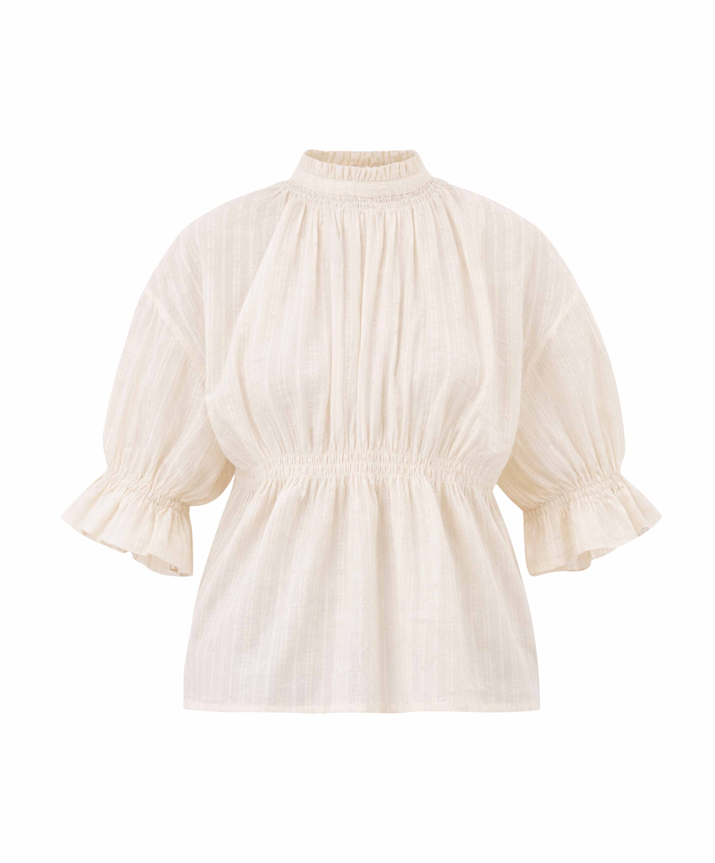 Dames blouse beige