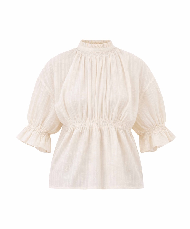 Dames blouse beige