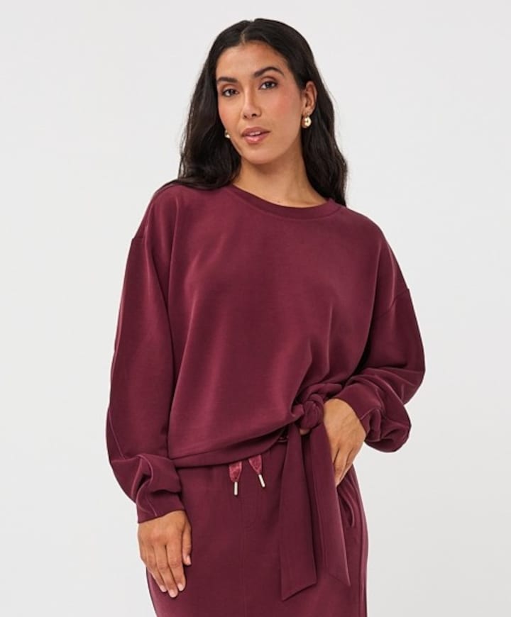 Dames sweater bordeaux