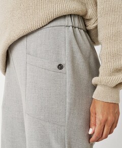 Sue Wide Chic 7/8 dames broek grijs