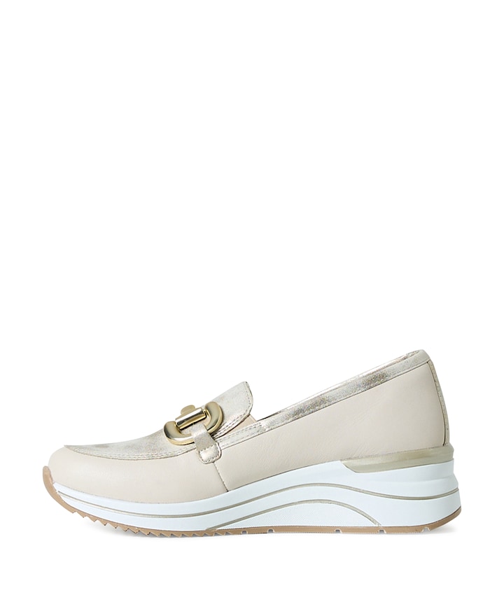 dames instappers beige