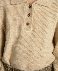 Meisjes sweater beige