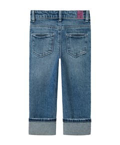 NMFROSE STRAIGHT FOLD  4224-AZ jeans blauw