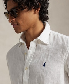 Heren overhemd lange mouw wit