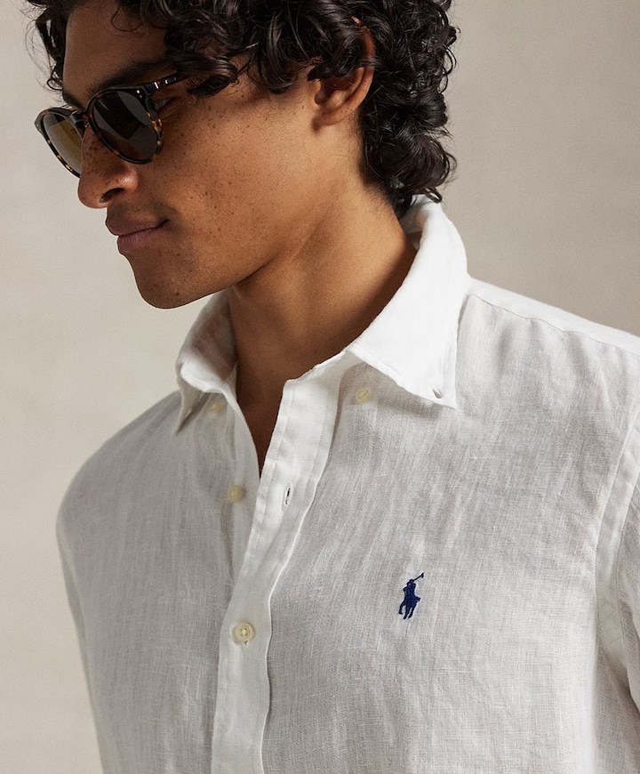 Heren overhemd lange mouw wit