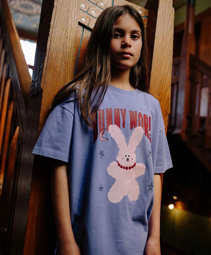 Meisjes t-shirt paars