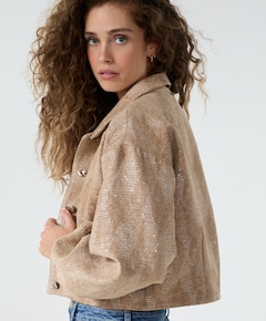 Dames jas beige