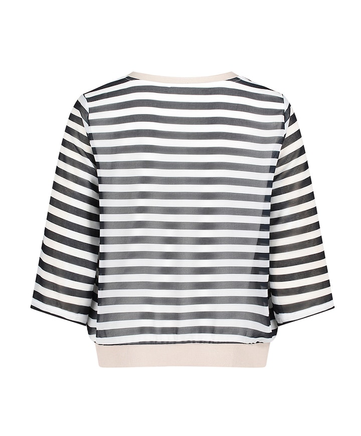 Dames longsleeve blauw