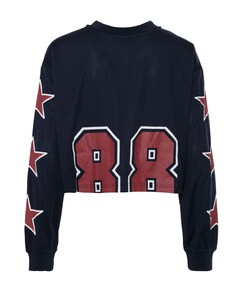 Dames longsleeve blauw
