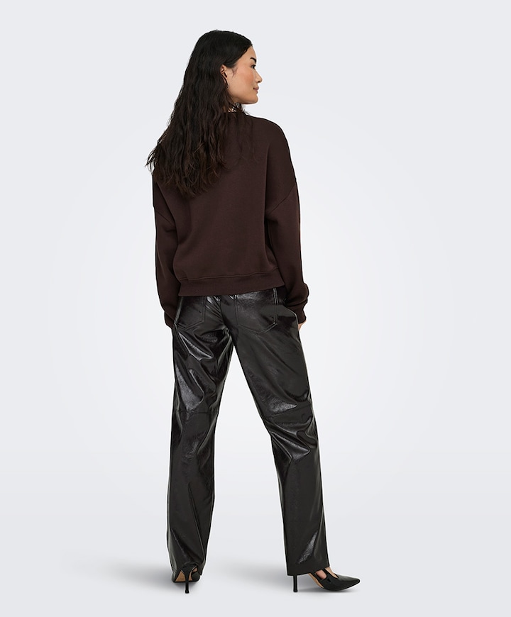Dames sweater bruin