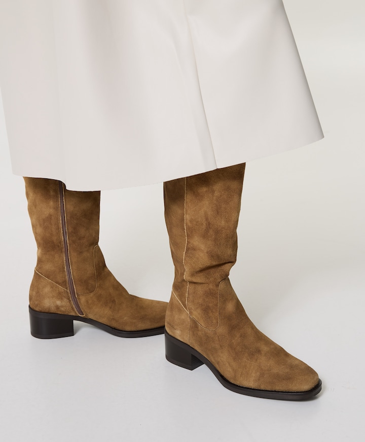 Yuna dames laarzen bruin