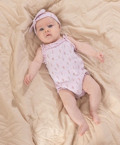 Meisjes babypakje paars