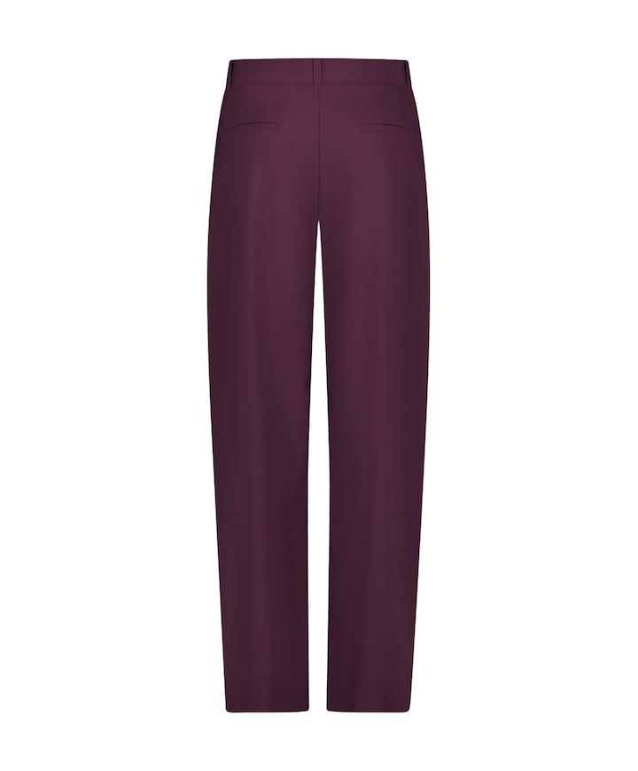Marlis bonded barrel dames broek bordeaux