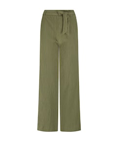 Creased Wide-Leg dames broek groen