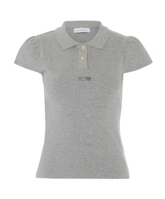 Dames polo grijs