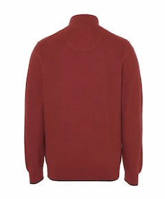 Heren trui met rits rood