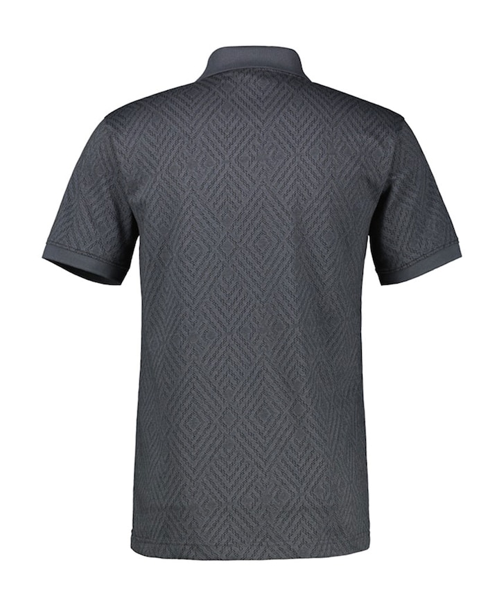 Heren polo grijs
