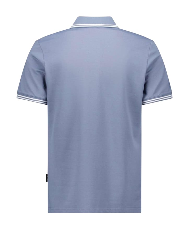 Heren polo blauw