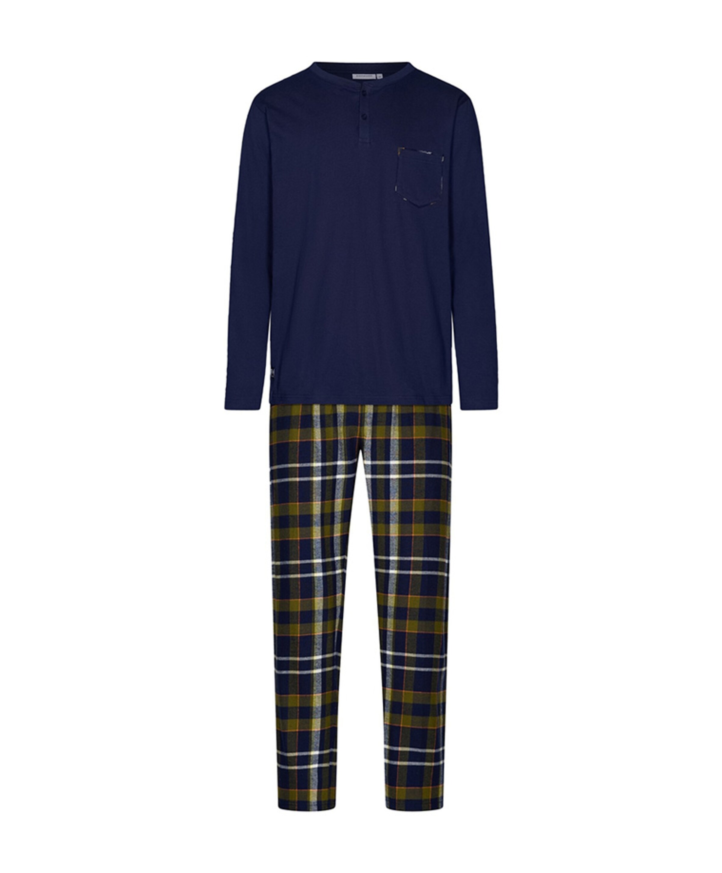 Heren pyjamaset blauw