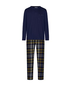 Heren pyjamaset blauw