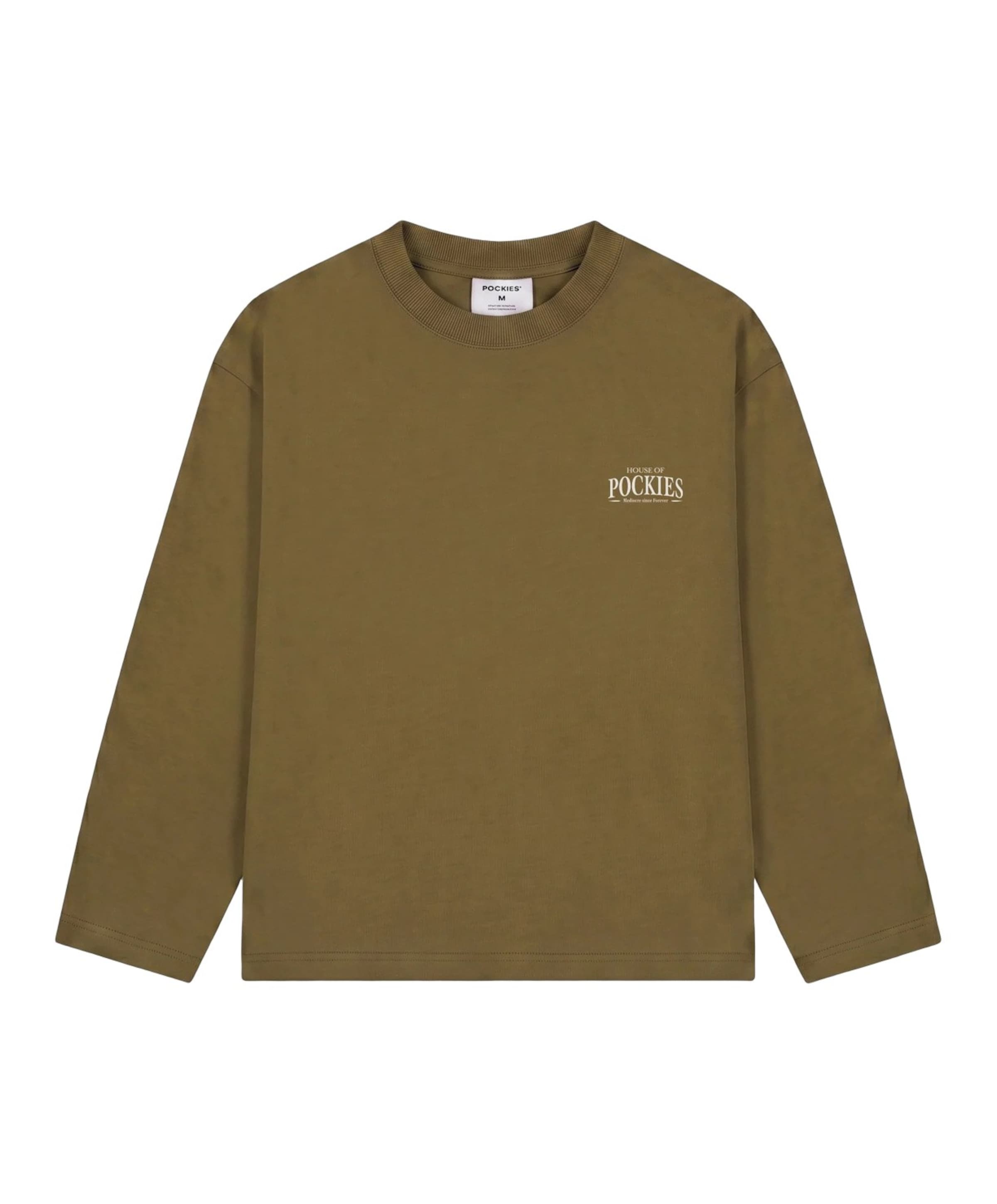 Heren longsleeve groen