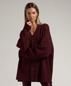 Dames vest bordeaux