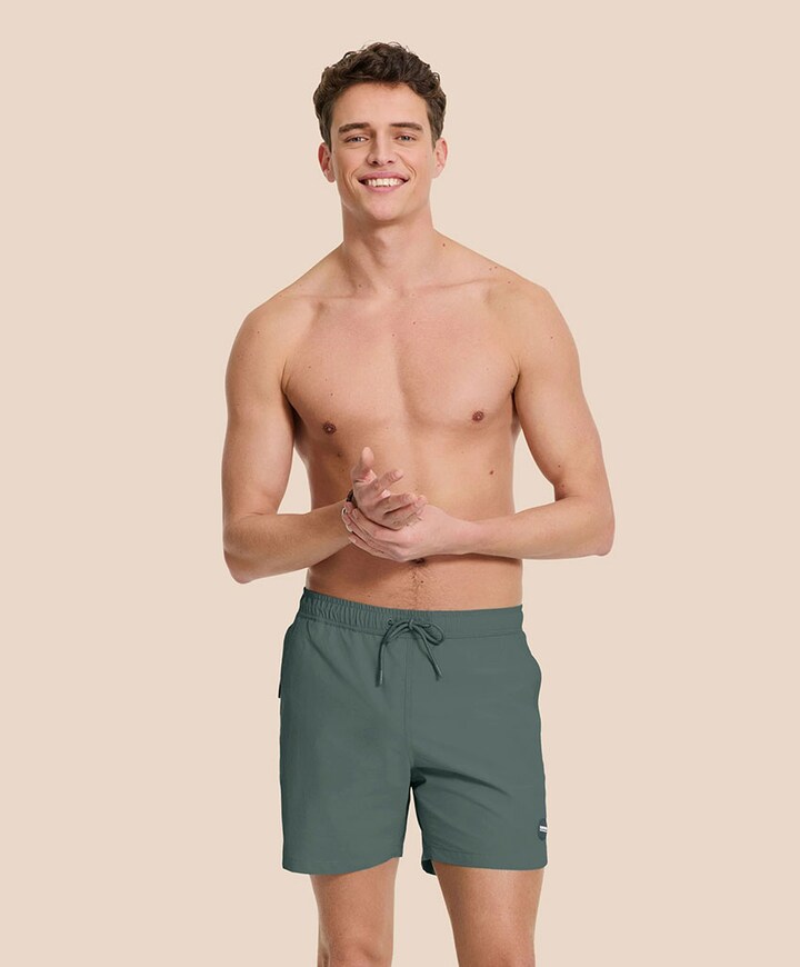 Heren zwemshort groen