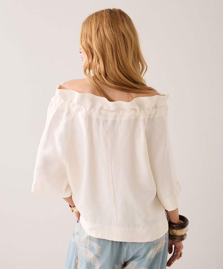 Dames blouse ecru