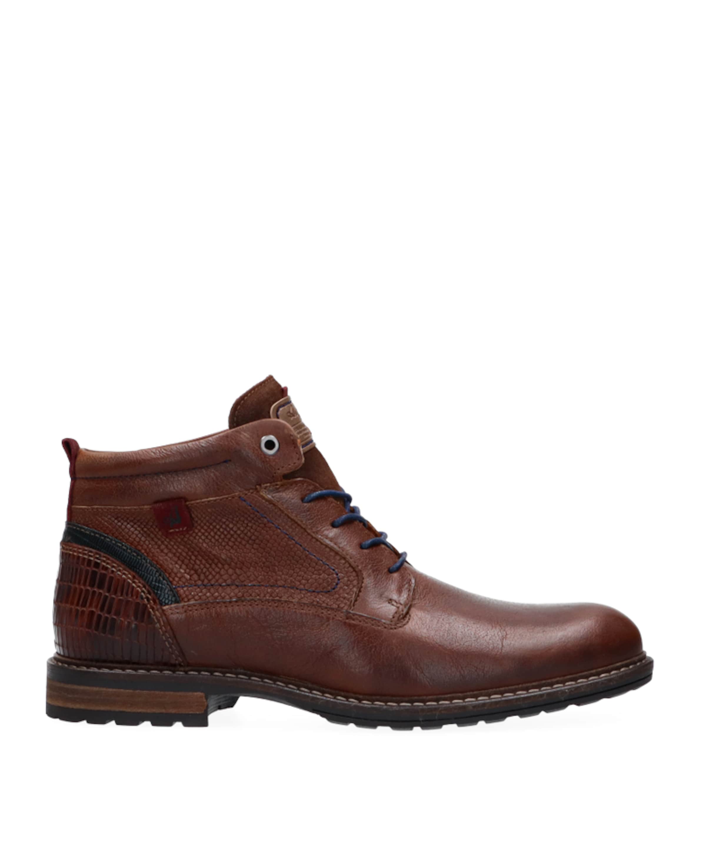 Conley  heren veterboots blauw