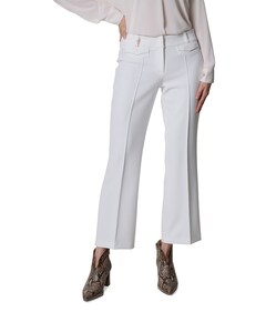 Farah flap pocket dames broek wit