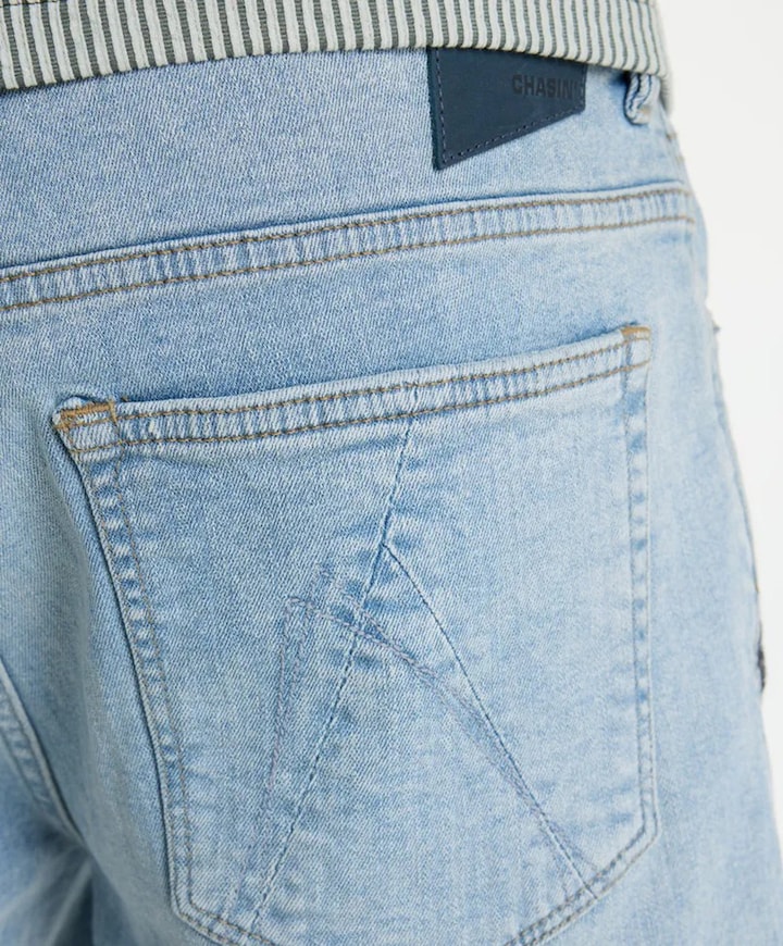 EVAN.S ZONE heren korte broek blauw