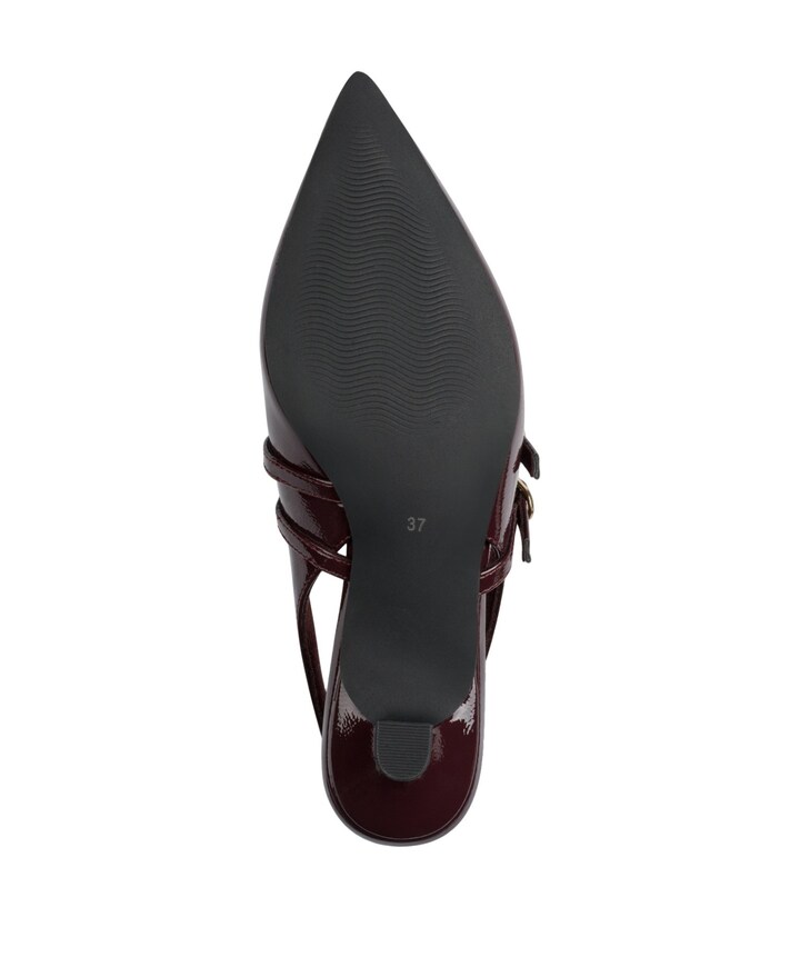 dames slingbacks bordeaux