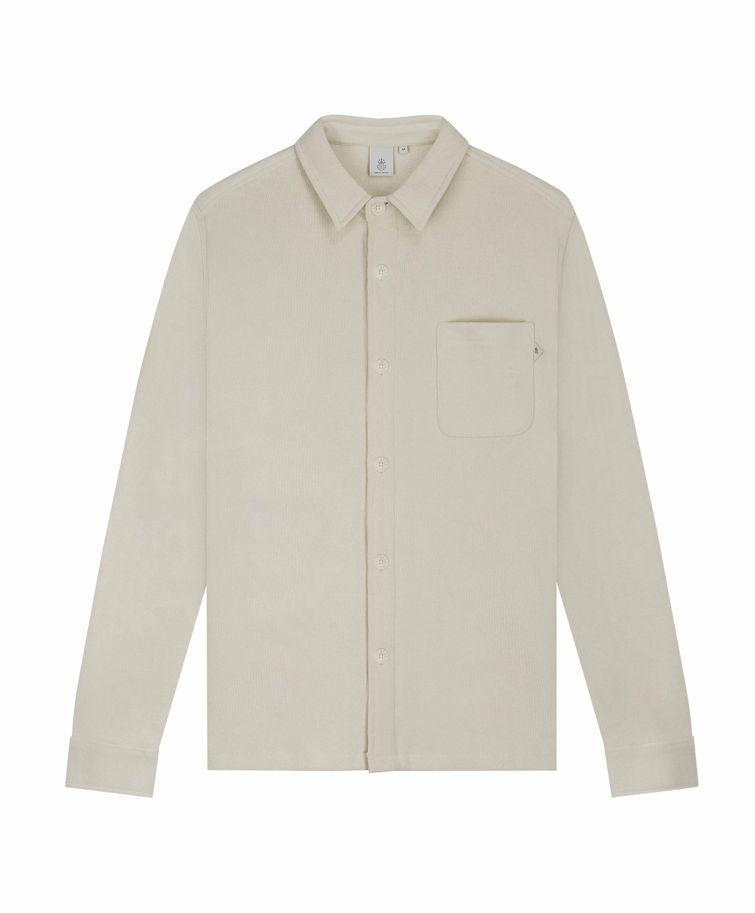 Heren overshirt beige