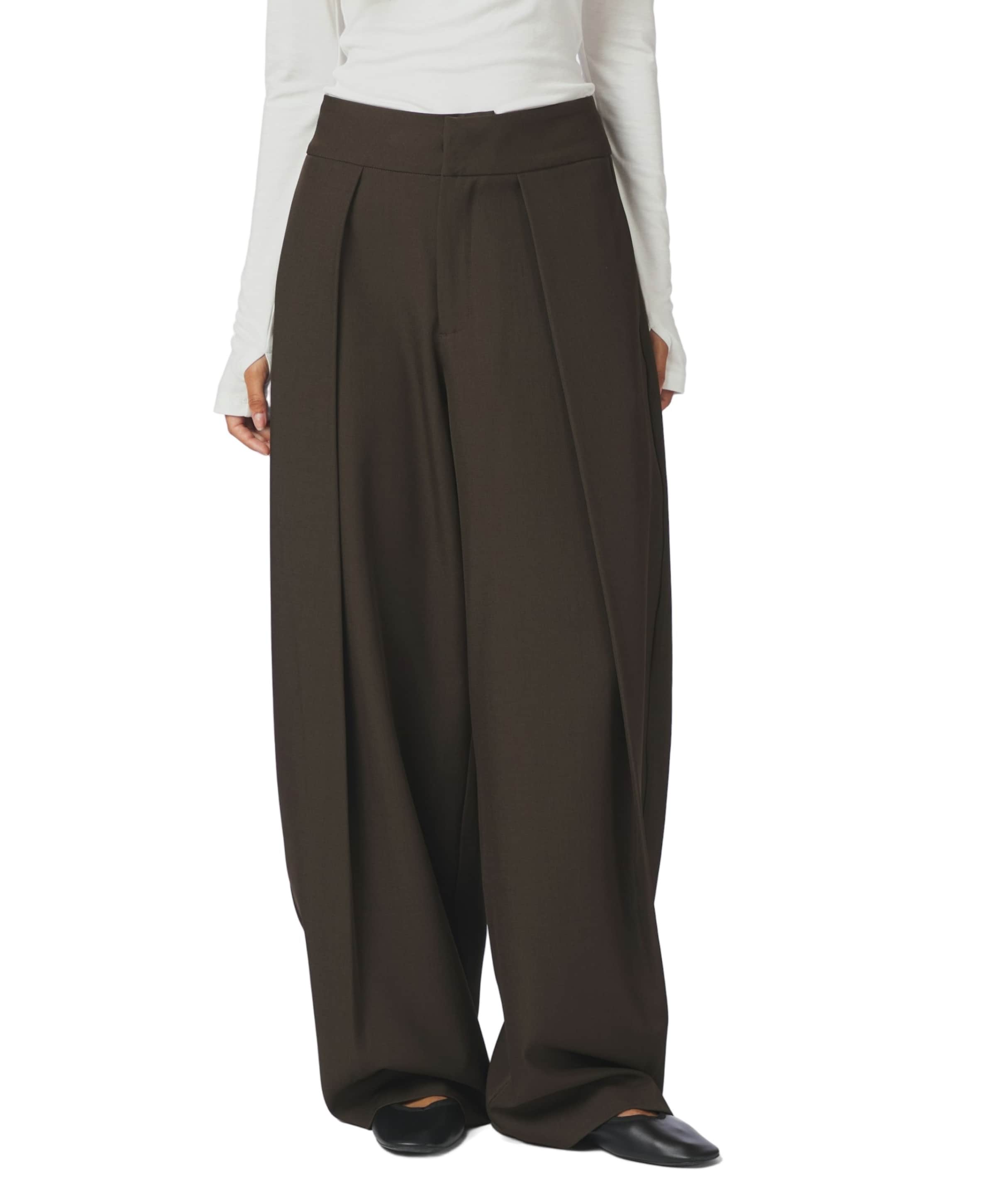 Lucille Structure dames broek bruin