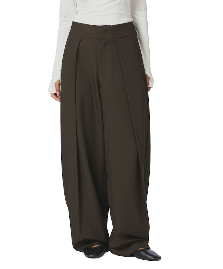 Lucille Structure dames broek bruin